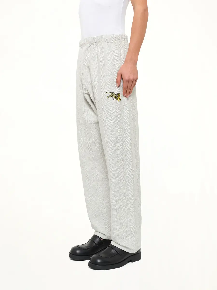KENZO Kenzo Jumping Tiger Straight Jog Pants in Pale Grey | Thumbnail 3 KENZO Kenzo Jumping Tiger Straight Jog Pants in Pale Grey | Thumbnail 3