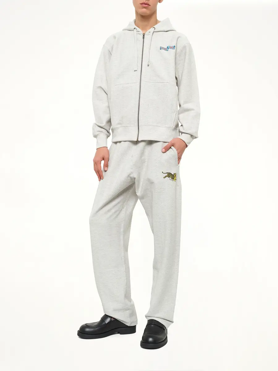 KENZO Kenzo Jumping Tiger Straight Jog Pants in Pale Grey | Thumbnail 4 KENZO Kenzo Jumping Tiger Straight Jog Pants in Pale Grey | Thumbnail 4