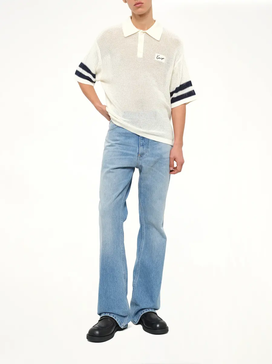 KENZO Crochet Polo in Off White | Thumbnail 4 KENZO Crochet Polo in Off White | Thumbnail 4