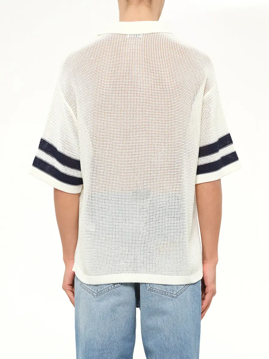 KENZO Crochet Polo in Off White | Thumbnail 5 KENZO Crochet Polo in Off White | Thumbnail 5