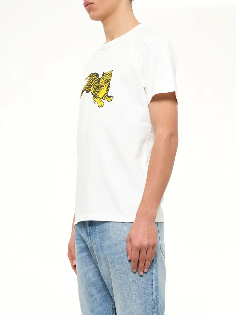KENZO Gots Kenzo Jumping Tiger Slim T-shirt in Off White | Thumbnail 3 KENZO Gots Kenzo Jumping Tiger Slim T-shirt in Off White | Thumbnail 3