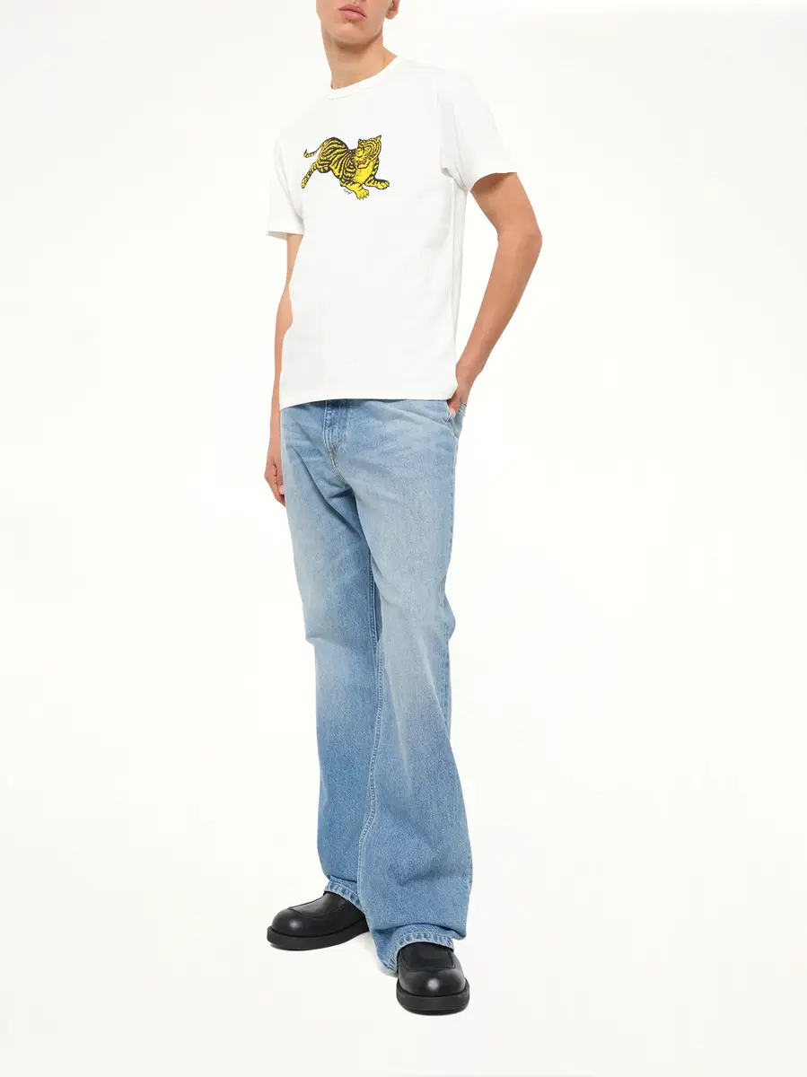 KENZO Gots Kenzo Jumping Tiger Slim T-shirt in Off White | Thumbnail 4 KENZO Gots Kenzo Jumping Tiger Slim T-shirt in Off White | Thumbnail 4