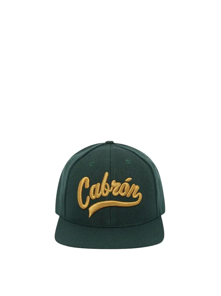 Willy Chavarria Cabron Cap in Dark Pine