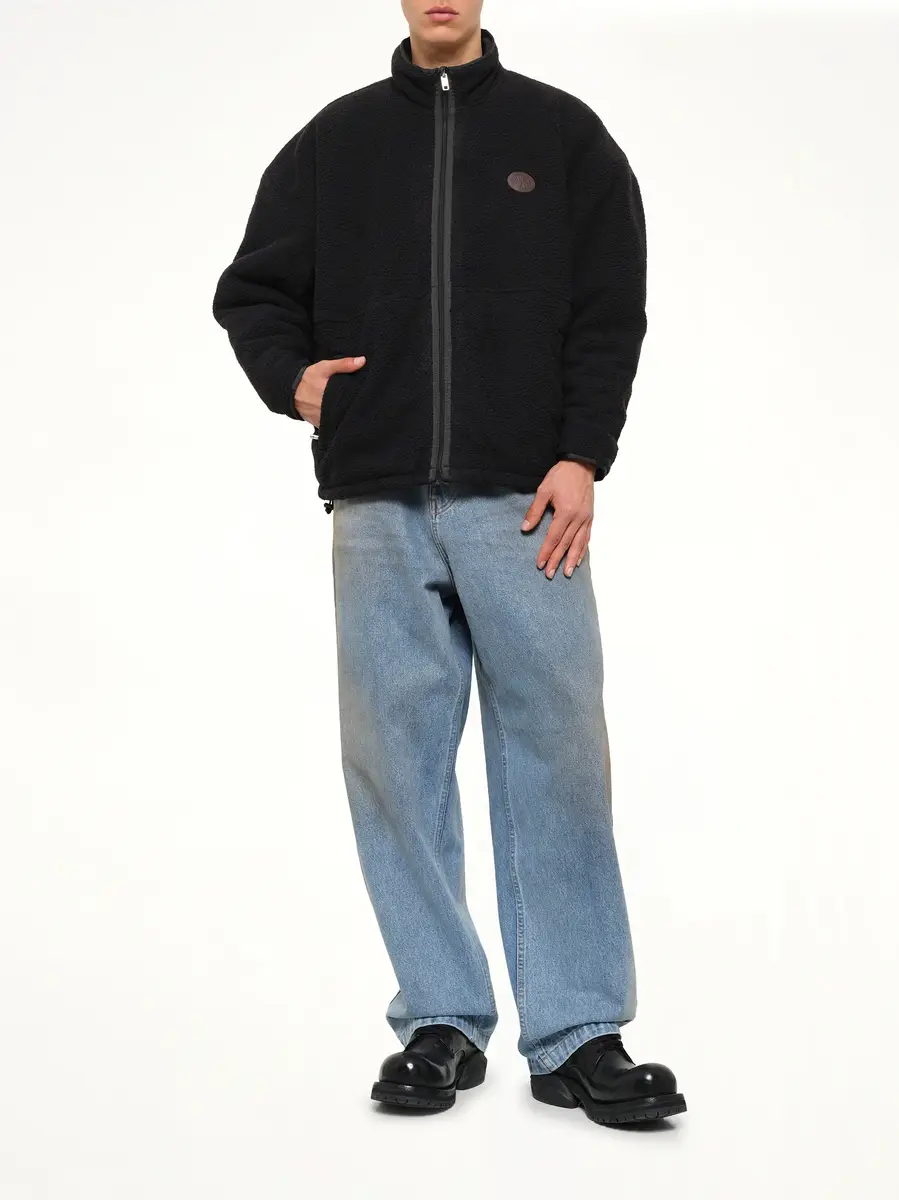 Willy Chavarria Willy Cozy Fleece in Black Beauty | Thumbnail 4 Willy Chavarria Willy Cozy Fleece in Black Beauty | Thumbnail 4