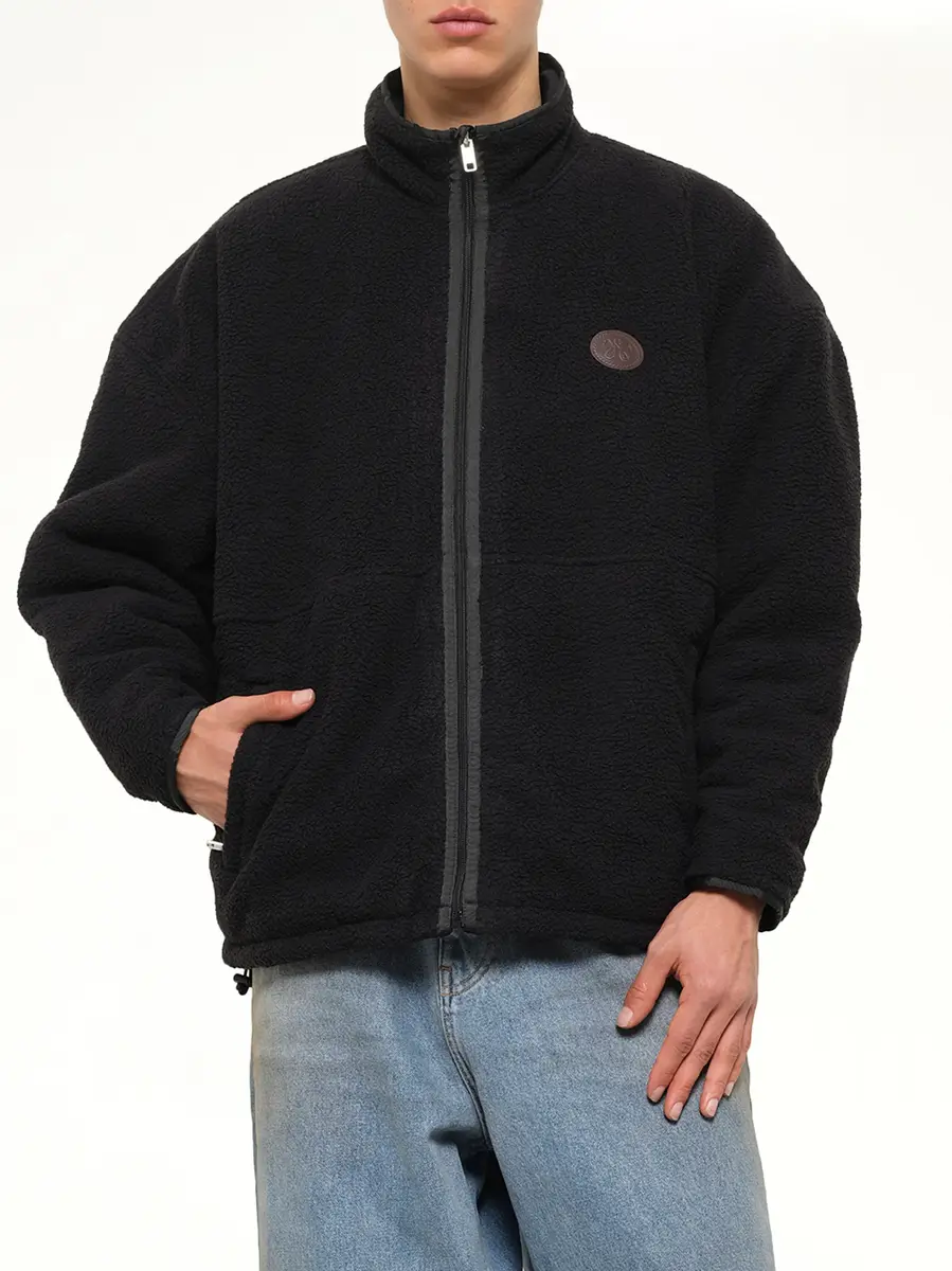 Willy Chavarria Willy Cozy Fleece in Black Beauty | Thumbnail 6 Willy Chavarria Willy Cozy Fleece in Black Beauty | Thumbnail 6