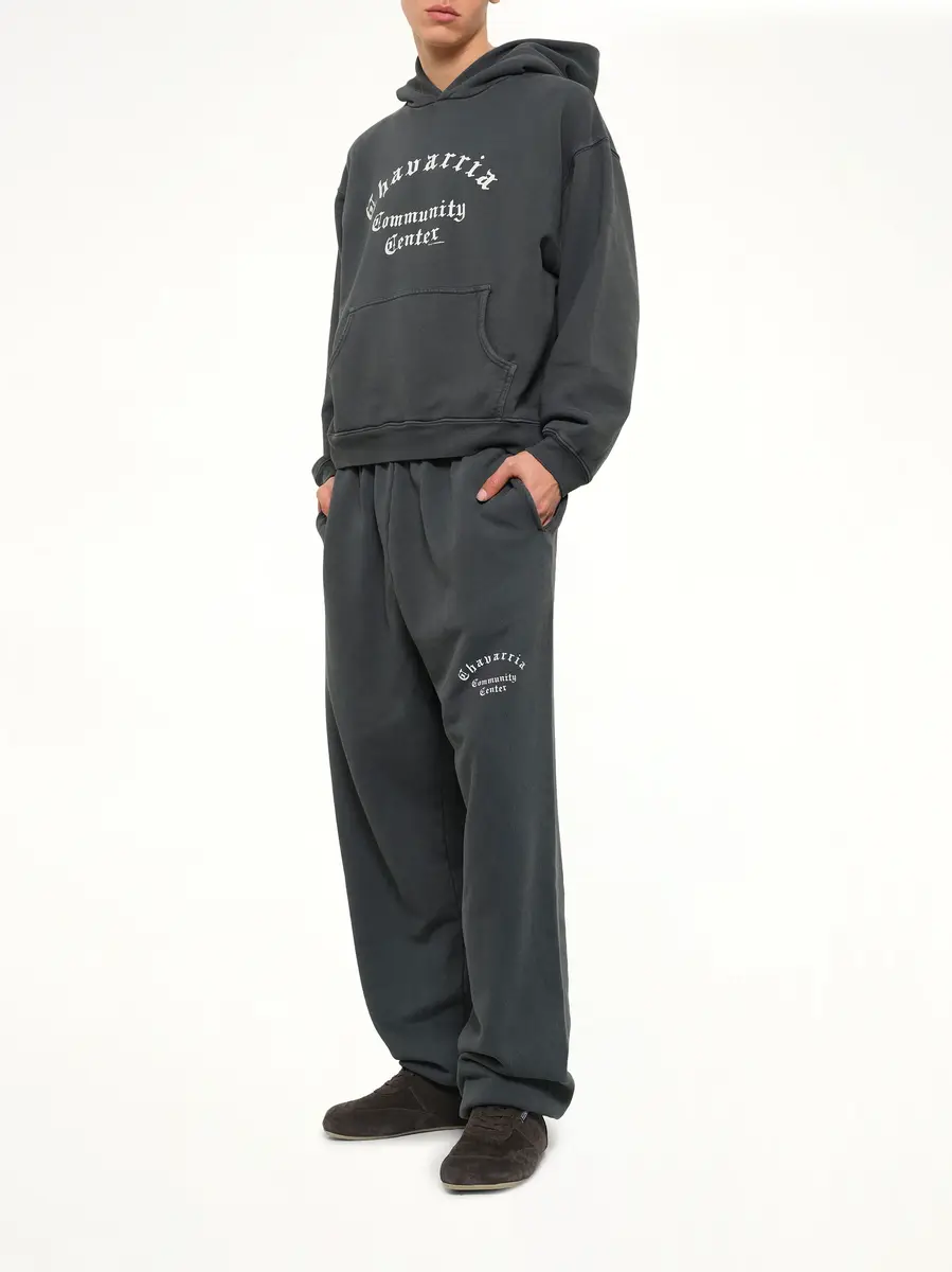 Willy Chavarria Chavarria Community Center Buffalo Sweatpant in Pirate Black | Thumbnail 4 Willy Chavarria Chavarria Community Center Buffalo Sweatpant in Pirate Black | Thumbnail 4