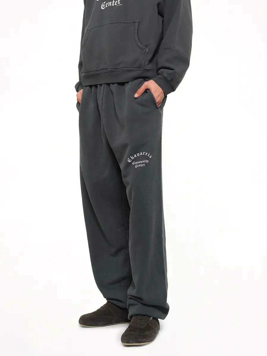 Willy Chavarria Chavarria Community Center Buffalo Sweatpant in Pirate Black | Thumbnail 6 Willy Chavarria Chavarria Community Center Buffalo Sweatpant in Pirate Black | Thumbnail 6