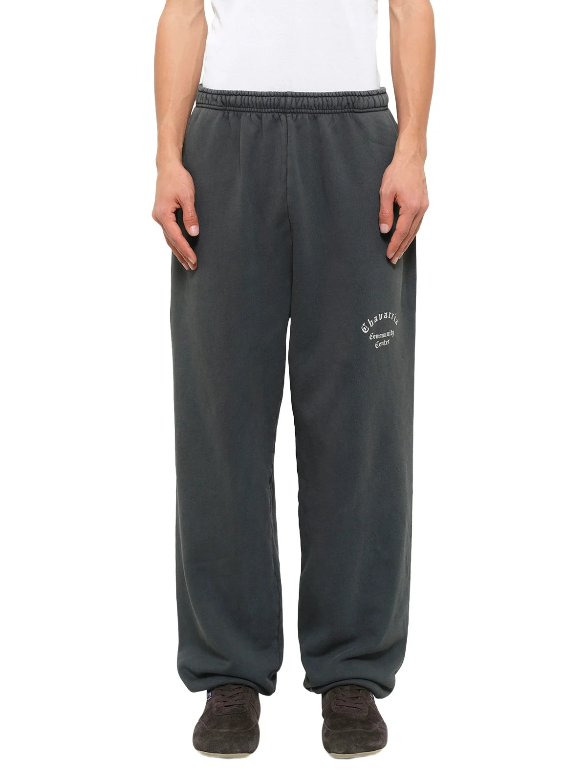 Willy Chavarria Chavarria Community Center Buffalo Sweatpant in Pirate Black