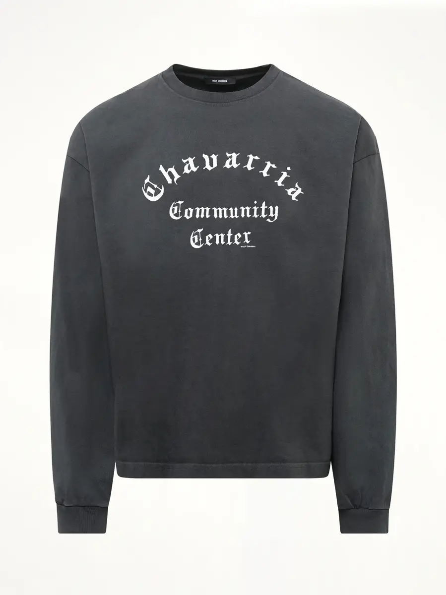 Willy Chavarria Community Center LS Buffalo T-shirt | Thumbnail 2 Willy Chavarria Community Center LS Buffalo T-shirt | Thumbnail 2