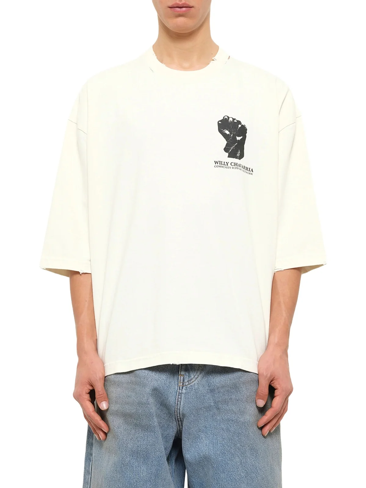 Resist,Persist,Exist Buffalo T-shirt in Masa Resist,Persist,Exist Buffalo T-shirt in Masa