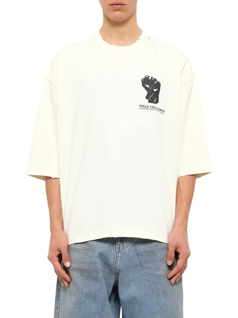 Resist,Persist,Exist Buffalo T-shirt in Masa Resist,Persist,Exist Buffalo T-shirt in Masa