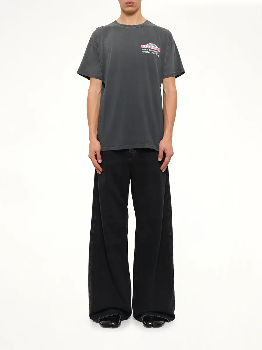 Willy Chavarria Plaza Chavarria Easy T-shirt in Pirate Black | Thumbnail 7 Willy Chavarria Plaza Chavarria Easy T-shirt in Pirate Black | Thumbnail 7