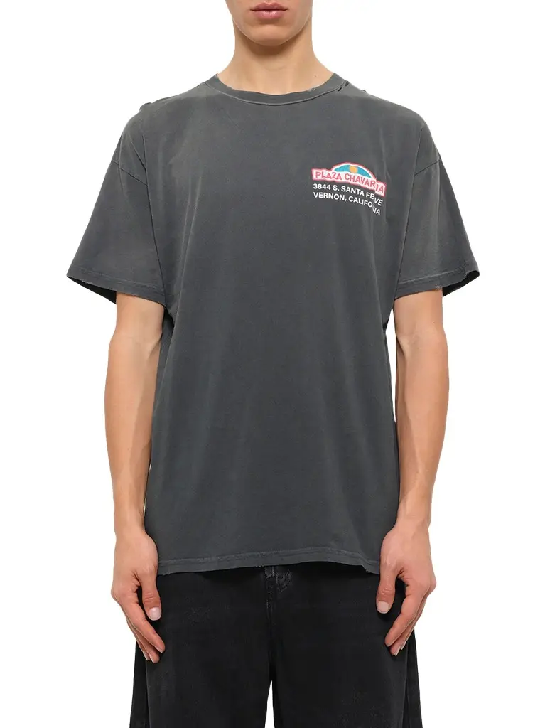 Willy Chavarria Plaza Chavarria Easy T-shirt in Pirate Black