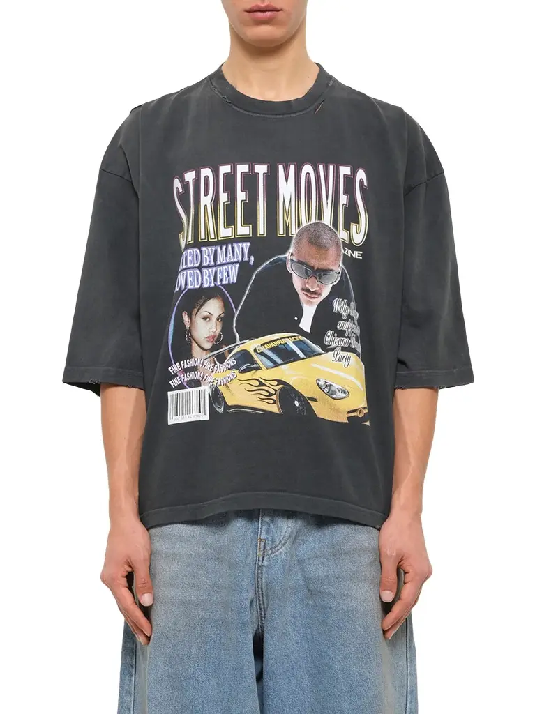 Street Moves Buffalo T-shirt in Black Beauty Street Moves Buffalo T-shirt in Black Beauty