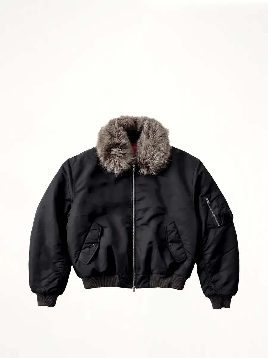WALD Big Bomber Jacket in Dark Earth Tones | Thumbnail 2 WALD Big Bomber Jacket in Dark Earth Tones | Thumbnail 2