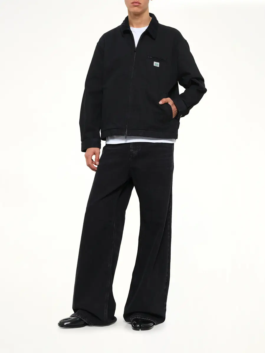 vowels Garment Dyed Zip Up Jacket | Thumbnail 4