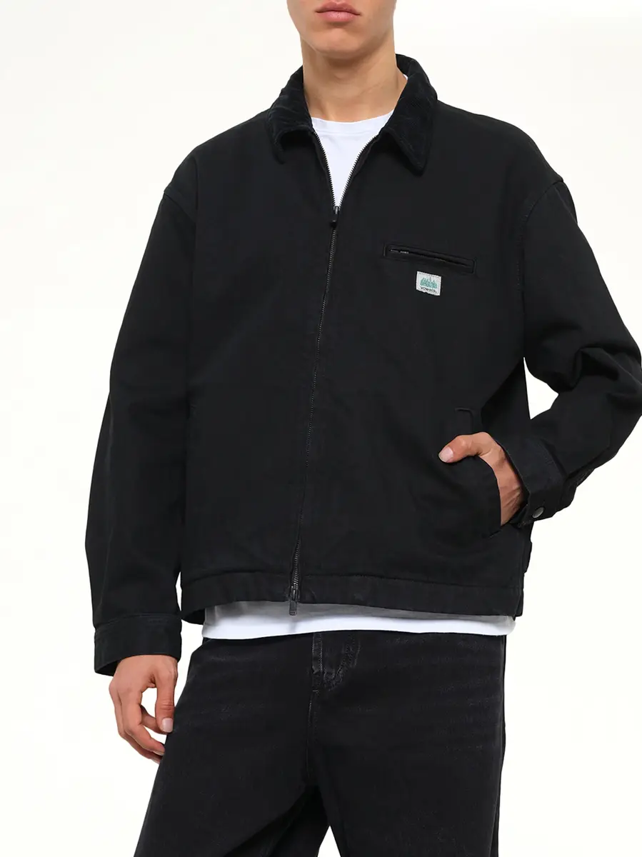 vowels Garment Dyed Zip Up Jacket | Thumbnail 6