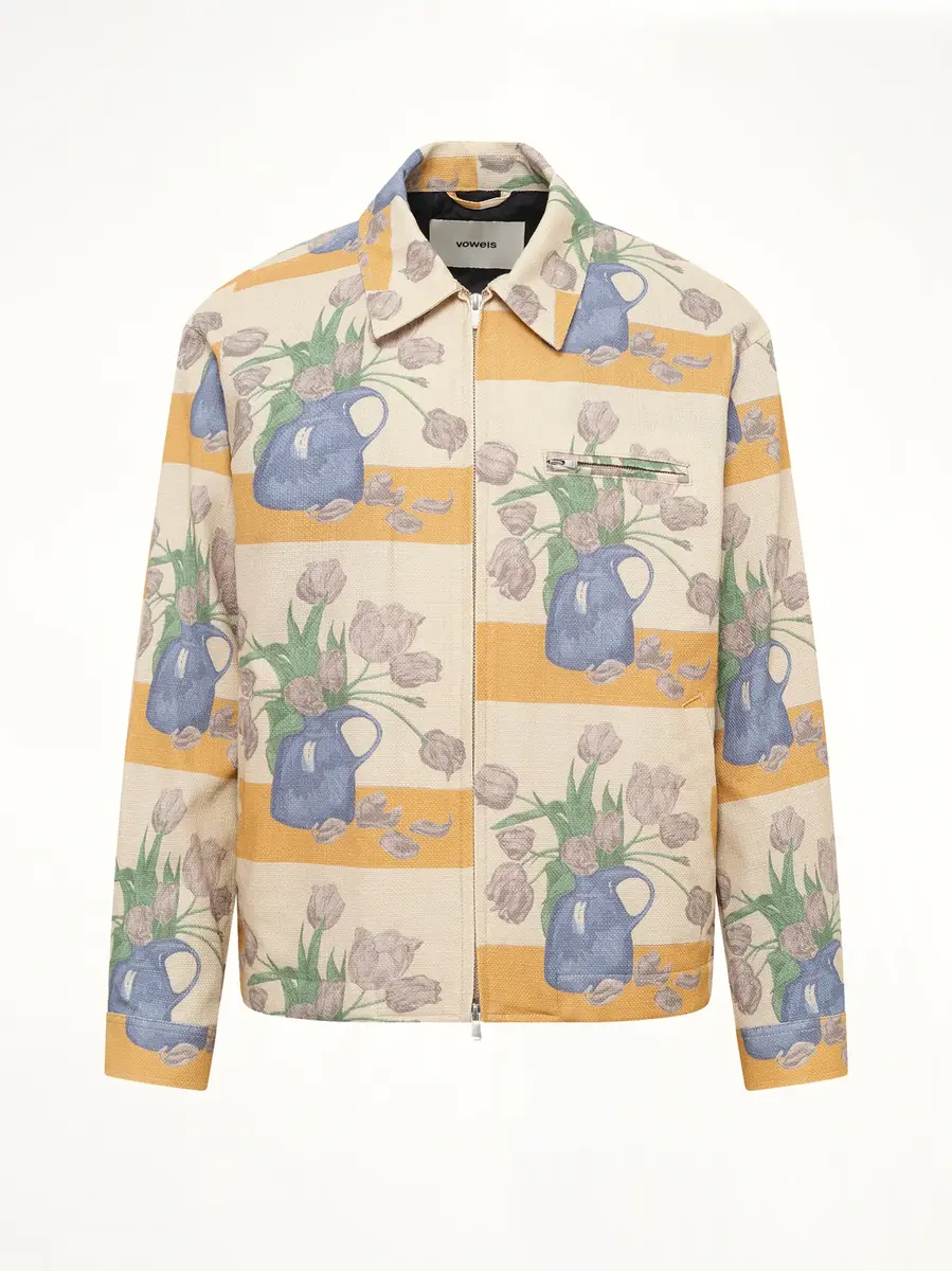 vowels Zip Up Jacket in Tulip | Thumbnail 2 vowels Zip Up Jacket in Tulip | Thumbnail 2