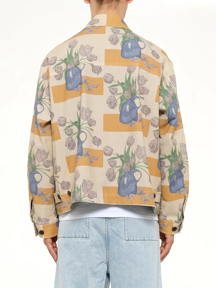 vowels Zip Up Jacket in Tulip | Thumbnail 5 vowels Zip Up Jacket in Tulip | Thumbnail 5