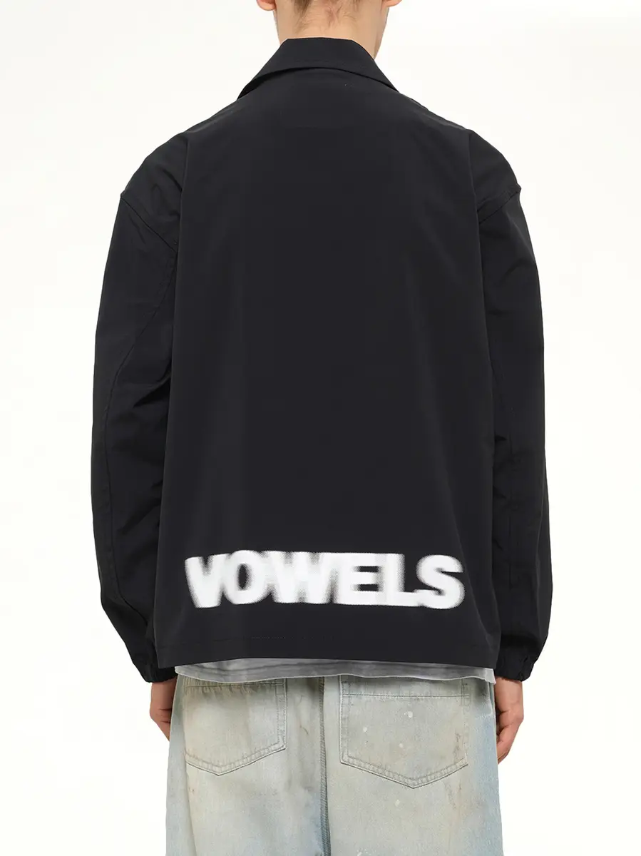 vowels Blur Coach Jacket | Thumbnail 5 vowels Blur Coach Jacket | Thumbnail 5
