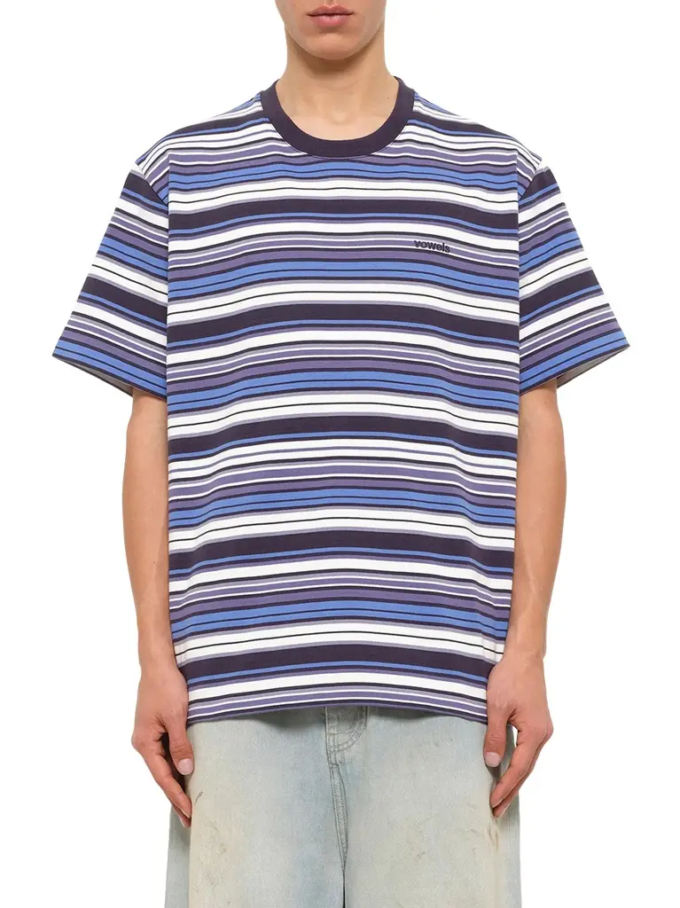 S/s Stripe T-shirt in Blueberry S/s Stripe T-shirt in Blueberry