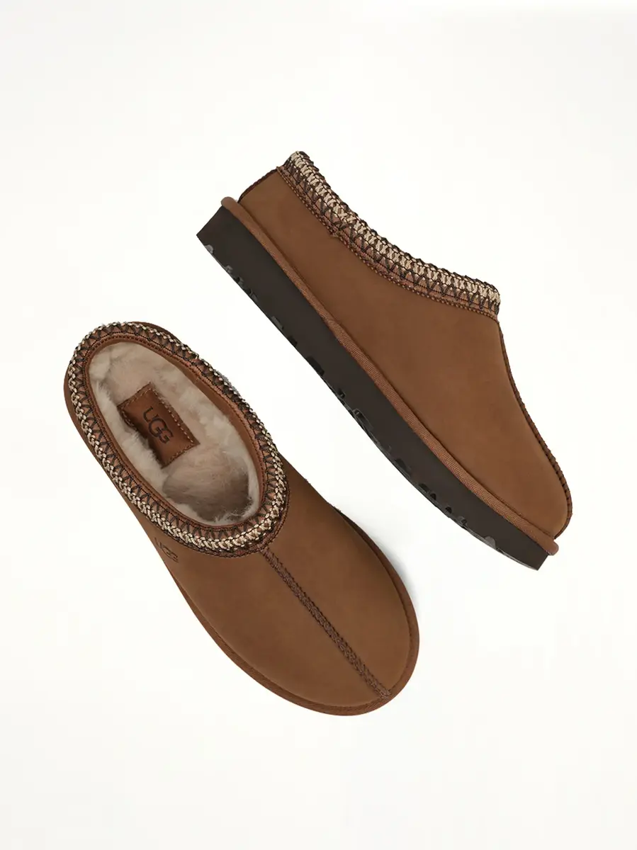 UGG Tasman Nubuck Slipper in Dark Chestnut | Thumbnail 4 UGG Tasman Nubuck Slipper in Dark Chestnut | Thumbnail 4