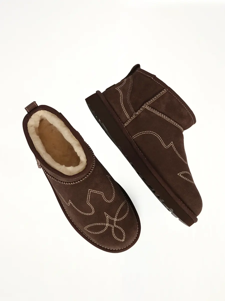 UGG Classic Ultra Mini Western Boots in Burnt Cedar | Thumbnail 4 UGG Classic Ultra Mini Western Boots in Burnt Cedar | Thumbnail 4