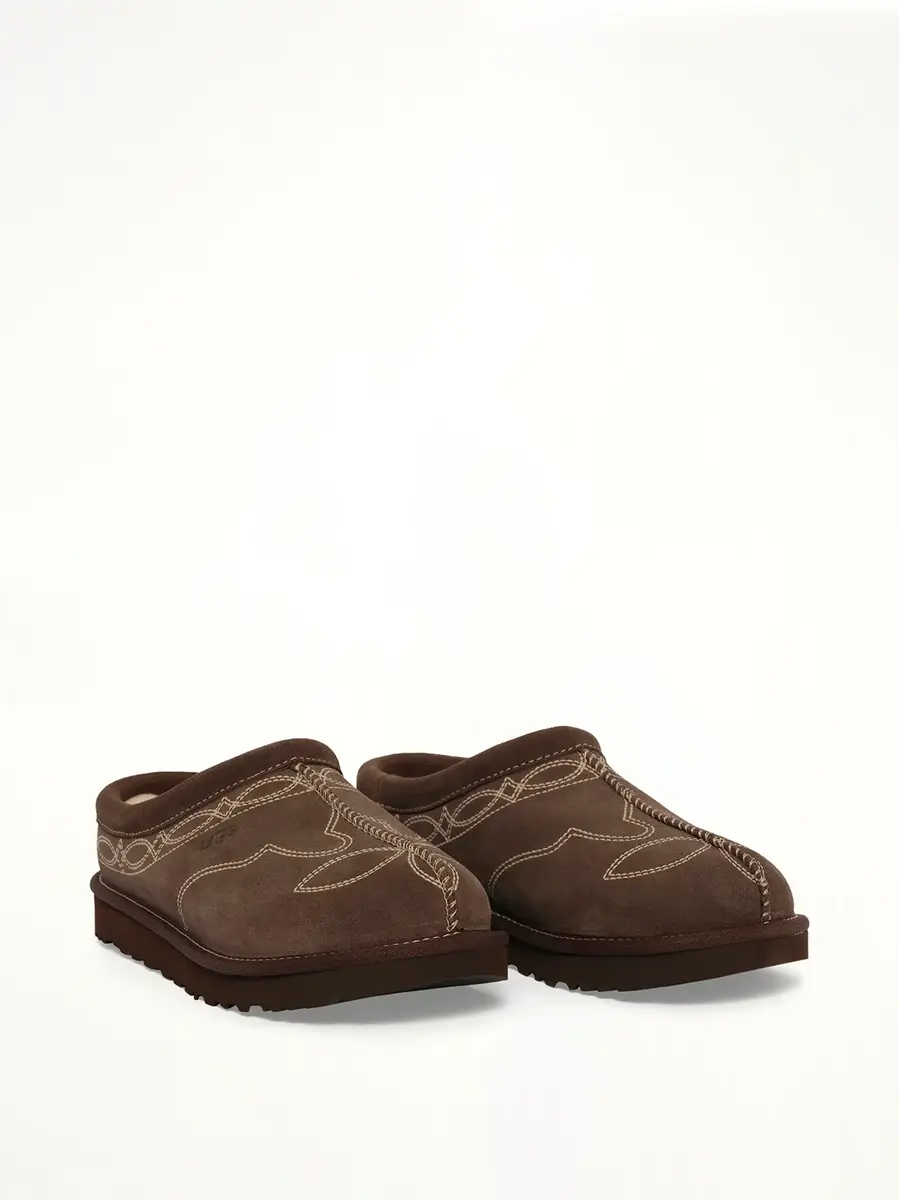 UGG Tasman Western Slipper in Burnt Cedar | Thumbnail 2 UGG Tasman Western Slipper in Burnt Cedar | Thumbnail 2