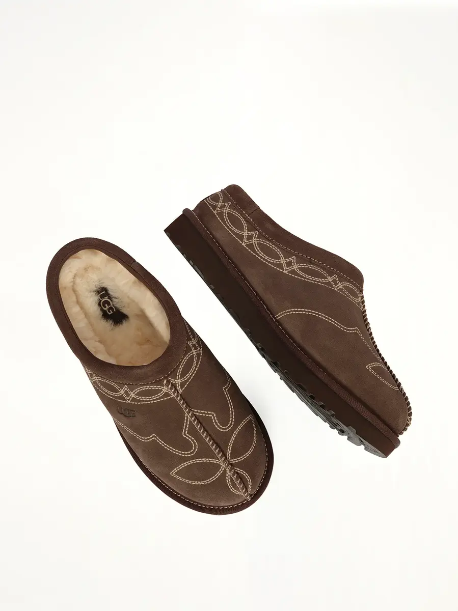 UGG Tasman Western Slipper in Burnt Cedar | Thumbnail 4 UGG Tasman Western Slipper in Burnt Cedar | Thumbnail 4