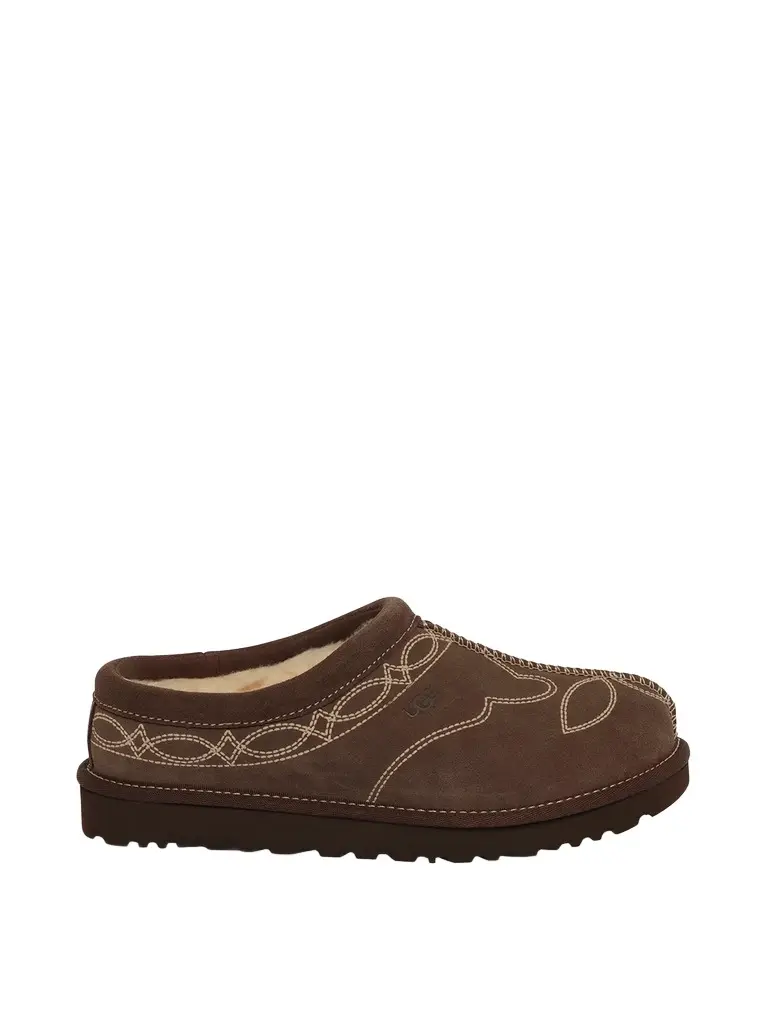 UGG Tasman Western Slipper in Burnt Cedar