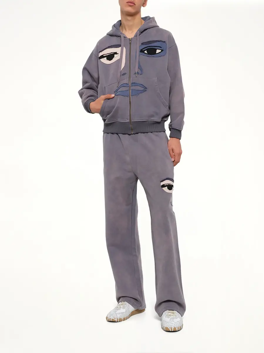 KidSuper Face Hoodie in Slate | Thumbnail 4 KidSuper Face Hoodie in Slate | Thumbnail 4