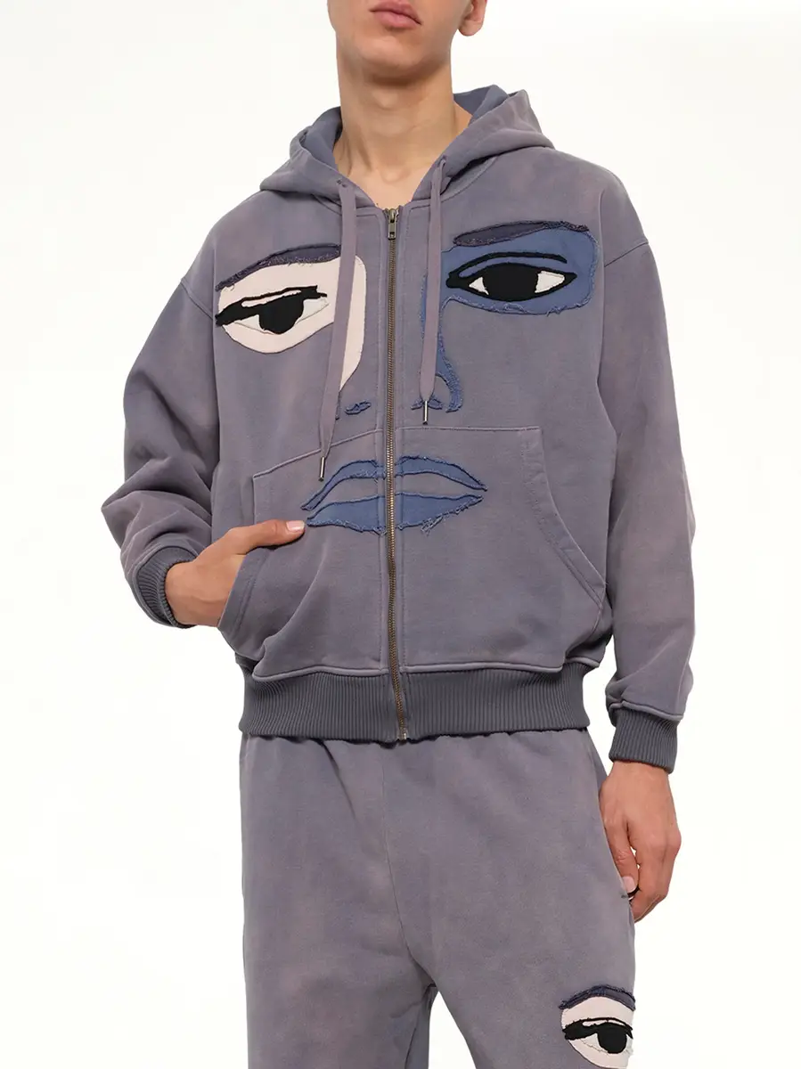 KidSuper Face Hoodie in Slate | Thumbnail 6 KidSuper Face Hoodie in Slate | Thumbnail 6