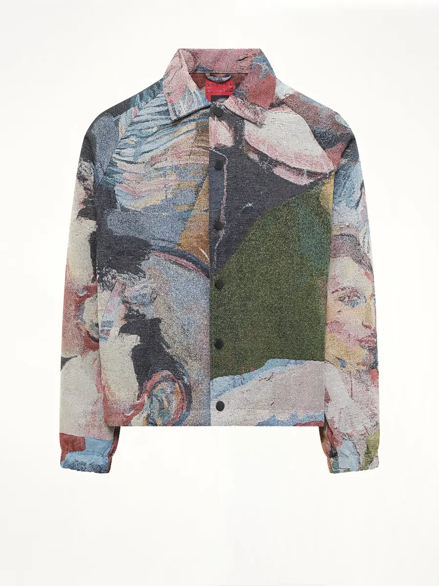 KidSuper Café de la Coaches Jacket in Multicolour | Thumbnail 2