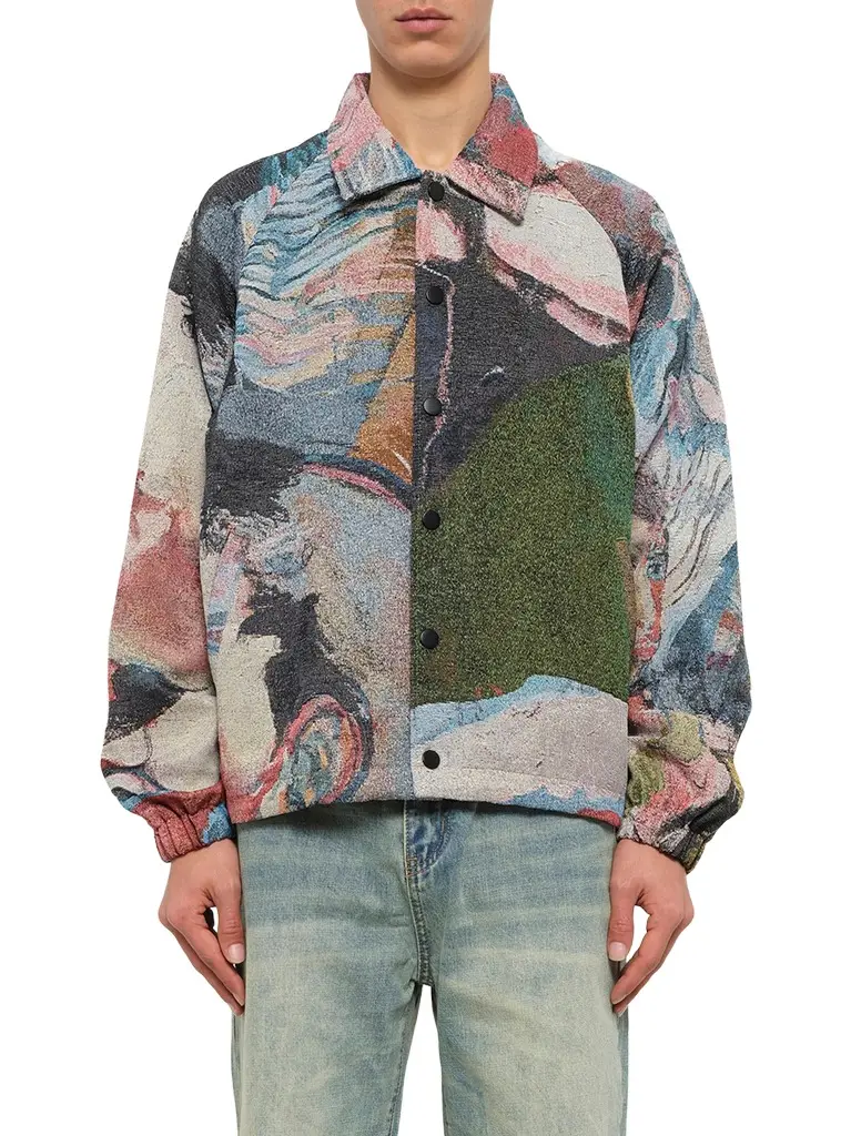 Café de la Coaches Jacket in Multicolour Café de la Coaches Jacket in Multicolour
