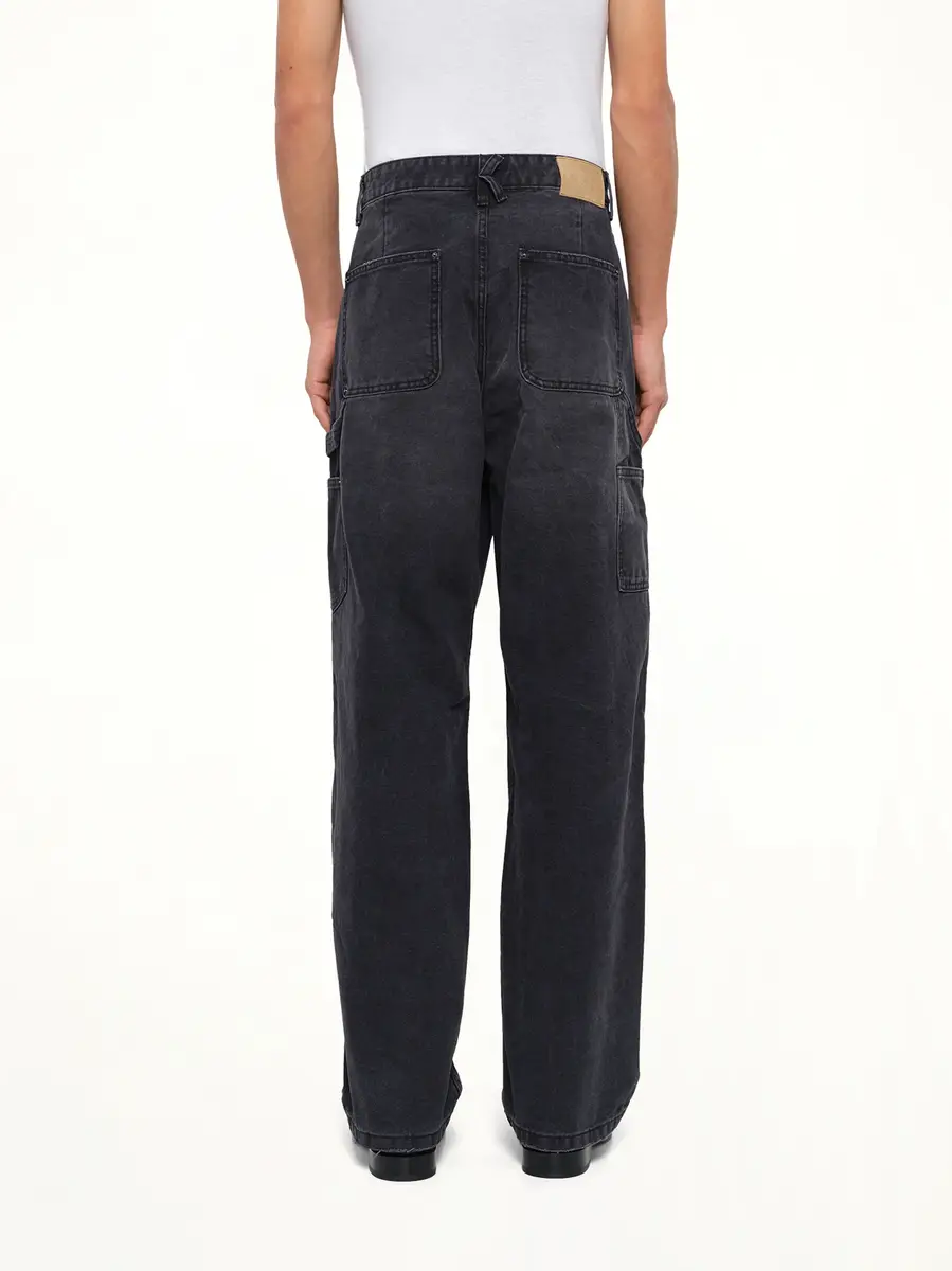 KidSuper Eye Badge Washed Double Knee Pants | Thumbnail 5 KidSuper Eye Badge Washed Double Knee Pants | Thumbnail 5