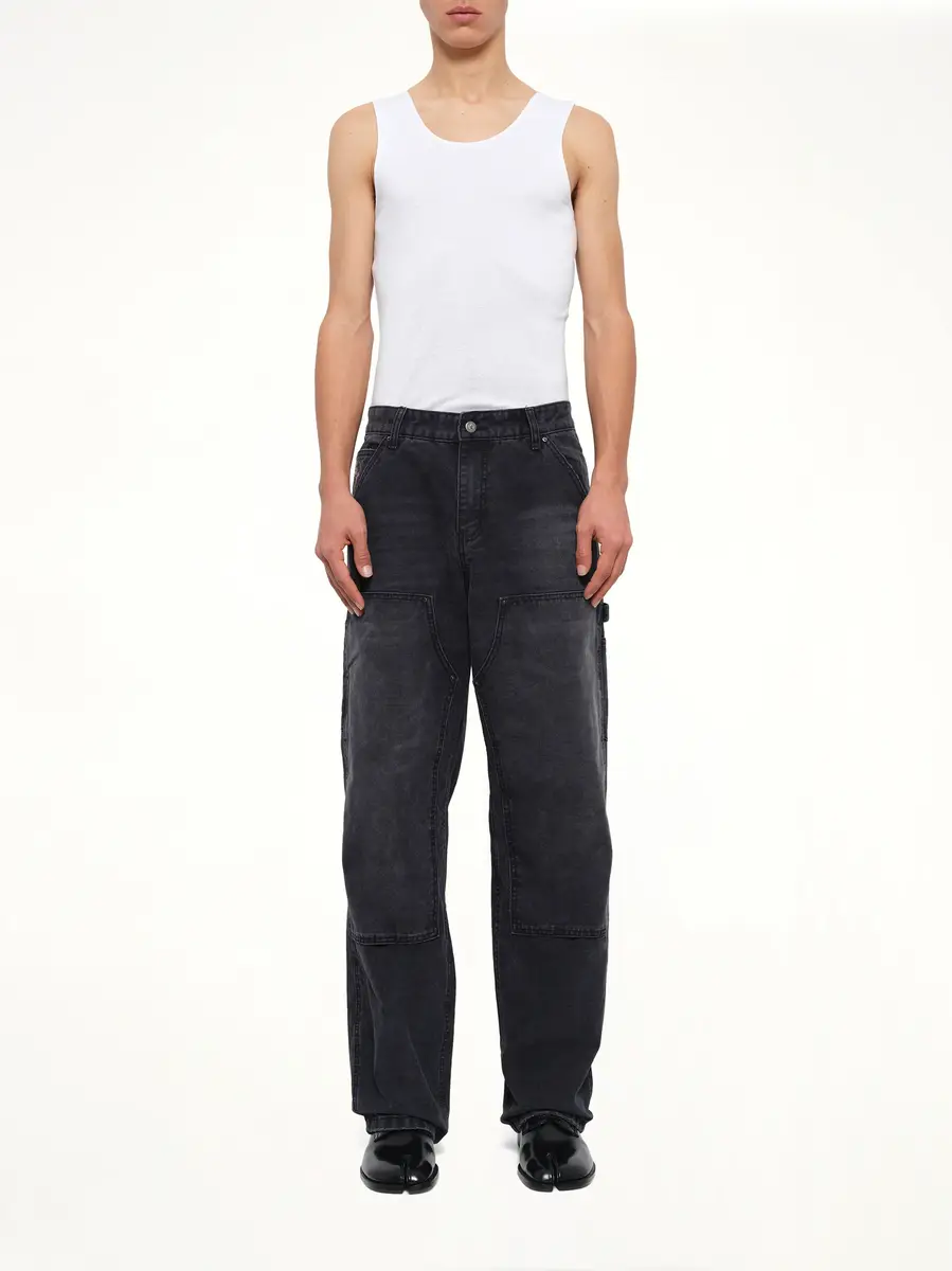 KidSuper Eye Badge Washed Double Knee Pants | Thumbnail 7 KidSuper Eye Badge Washed Double Knee Pants | Thumbnail 7