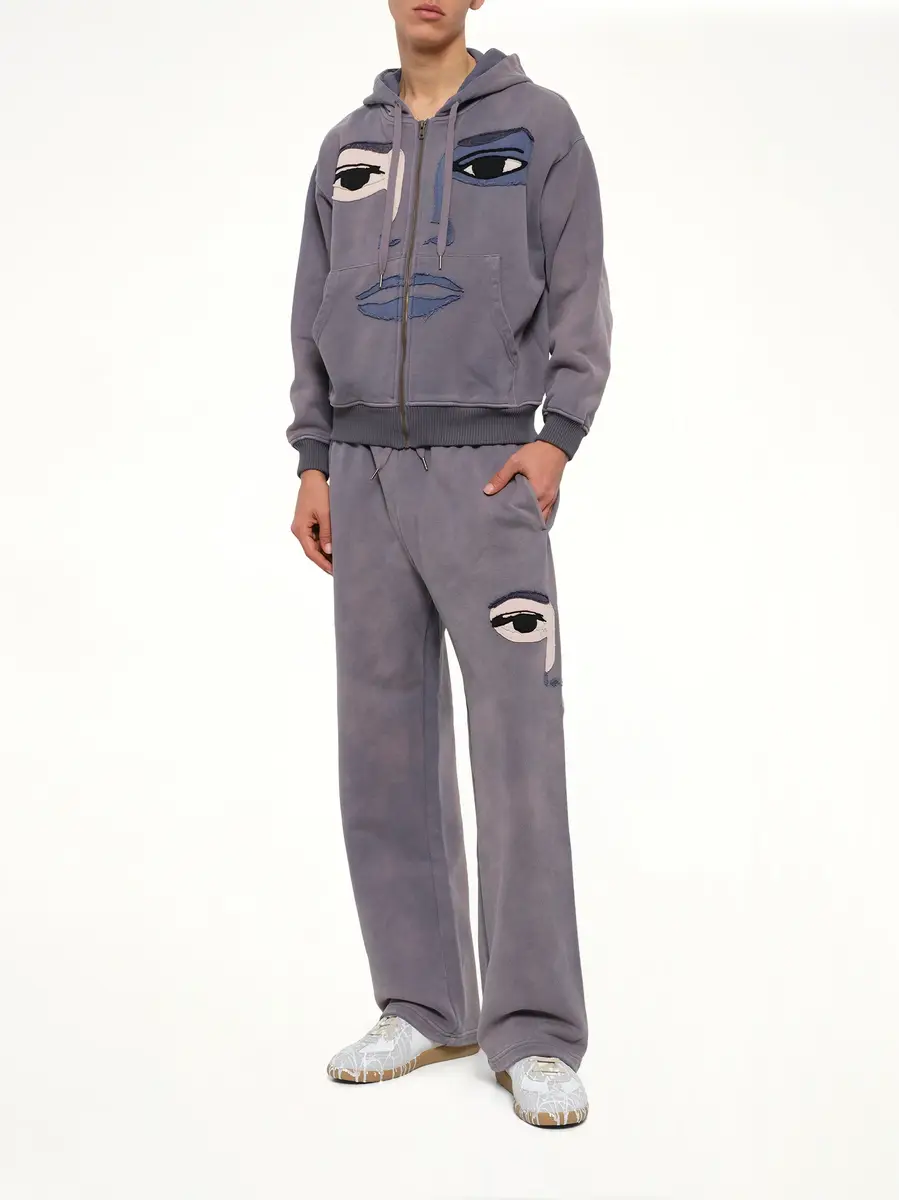 KidSuper Face Sweatpants in Slate | Thumbnail 4 KidSuper Face Sweatpants in Slate | Thumbnail 4