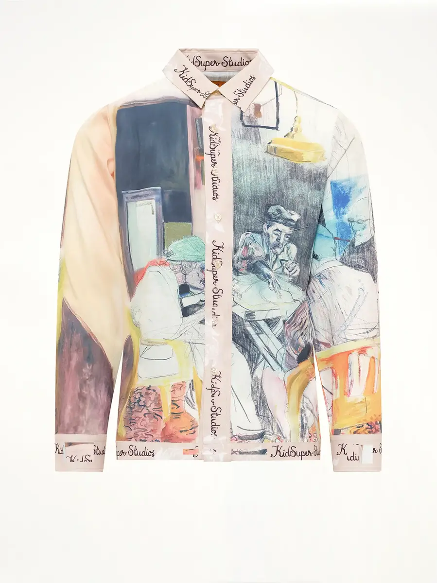 KidSuper Dominos Button Up Shirt in Multicolour | Thumbnail 2 KidSuper Dominos Button Up Shirt in Multicolour | Thumbnail 2