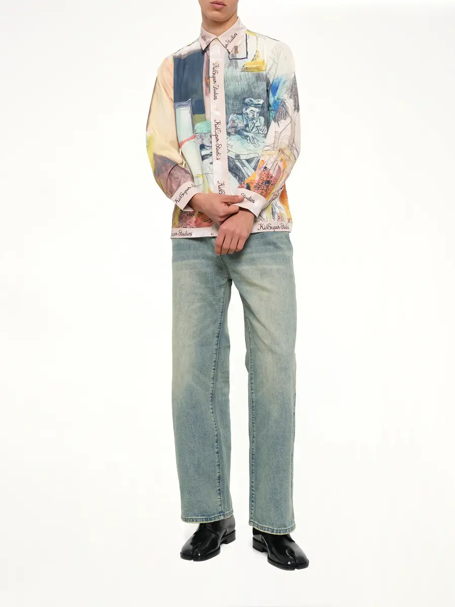KidSuper Dominos Button Up Shirt in Multicolour | Thumbnail 4 KidSuper Dominos Button Up Shirt in Multicolour | Thumbnail 4