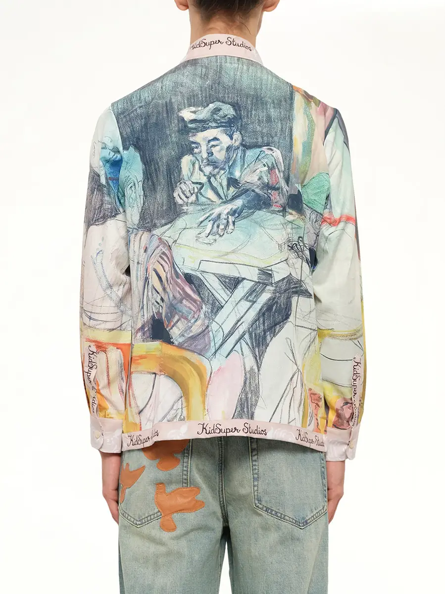 KidSuper Dominos Button Up Shirt in Multicolour | Thumbnail 5 KidSuper Dominos Button Up Shirt in Multicolour | Thumbnail 5
