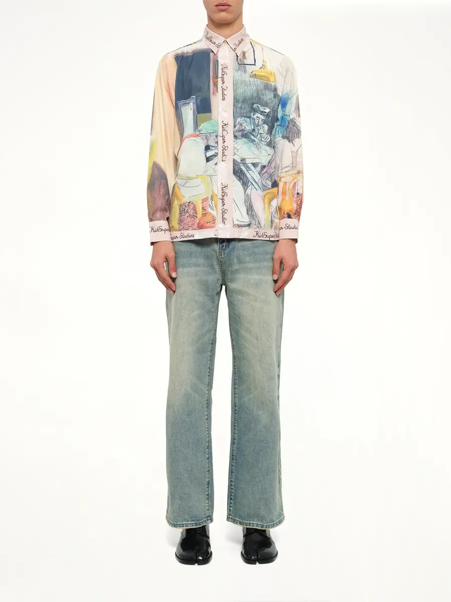 KidSuper Dominos Button Up Shirt in Multicolour | Thumbnail 7 KidSuper Dominos Button Up Shirt in Multicolour | Thumbnail 7