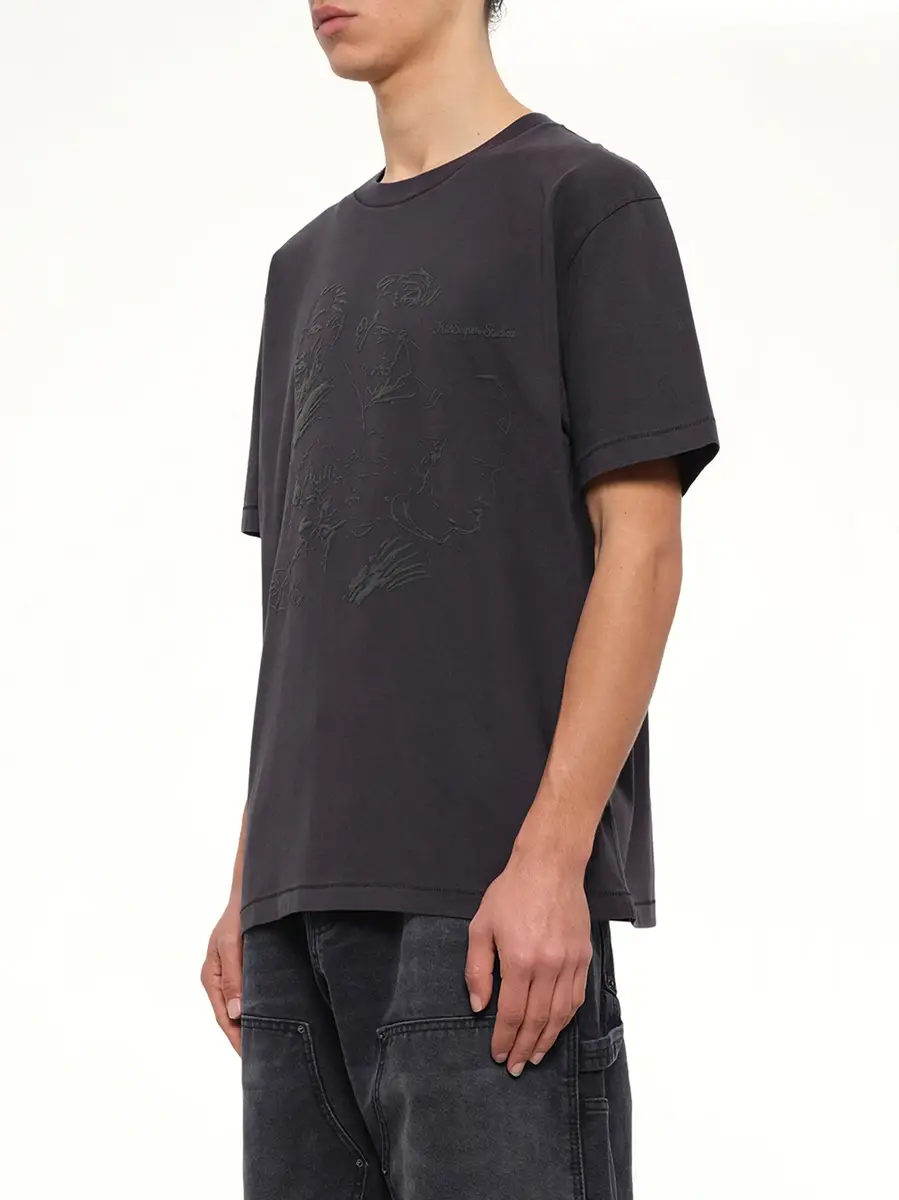 KidSuper Sketched Faces T-shirt in Washed Black | Thumbnail 3 KidSuper Sketched Faces T-shirt in Washed Black | Thumbnail 3