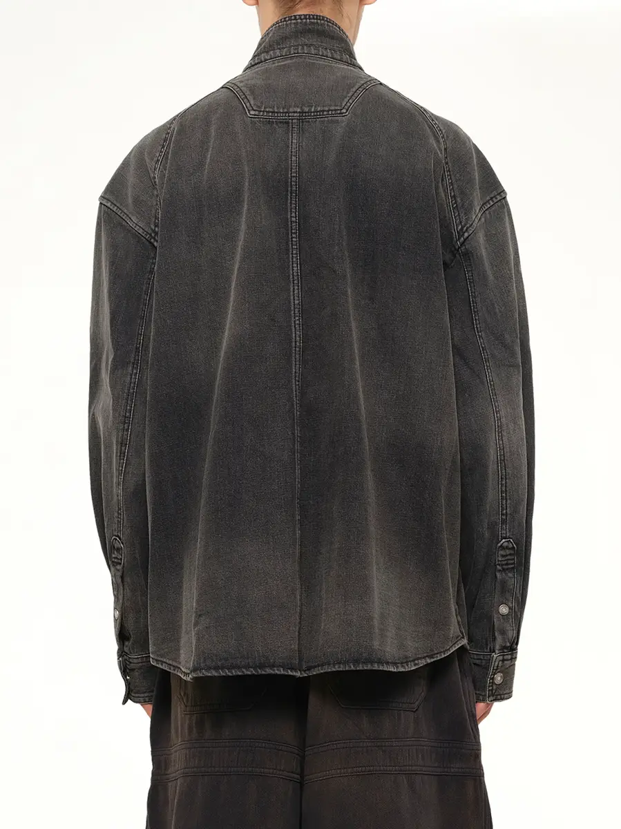 JUUNJ Hoodie Detachable Leather Jumper | Thumbnail 5 JUUNJ Hoodie Detachable Leather Jumper | Thumbnail 5