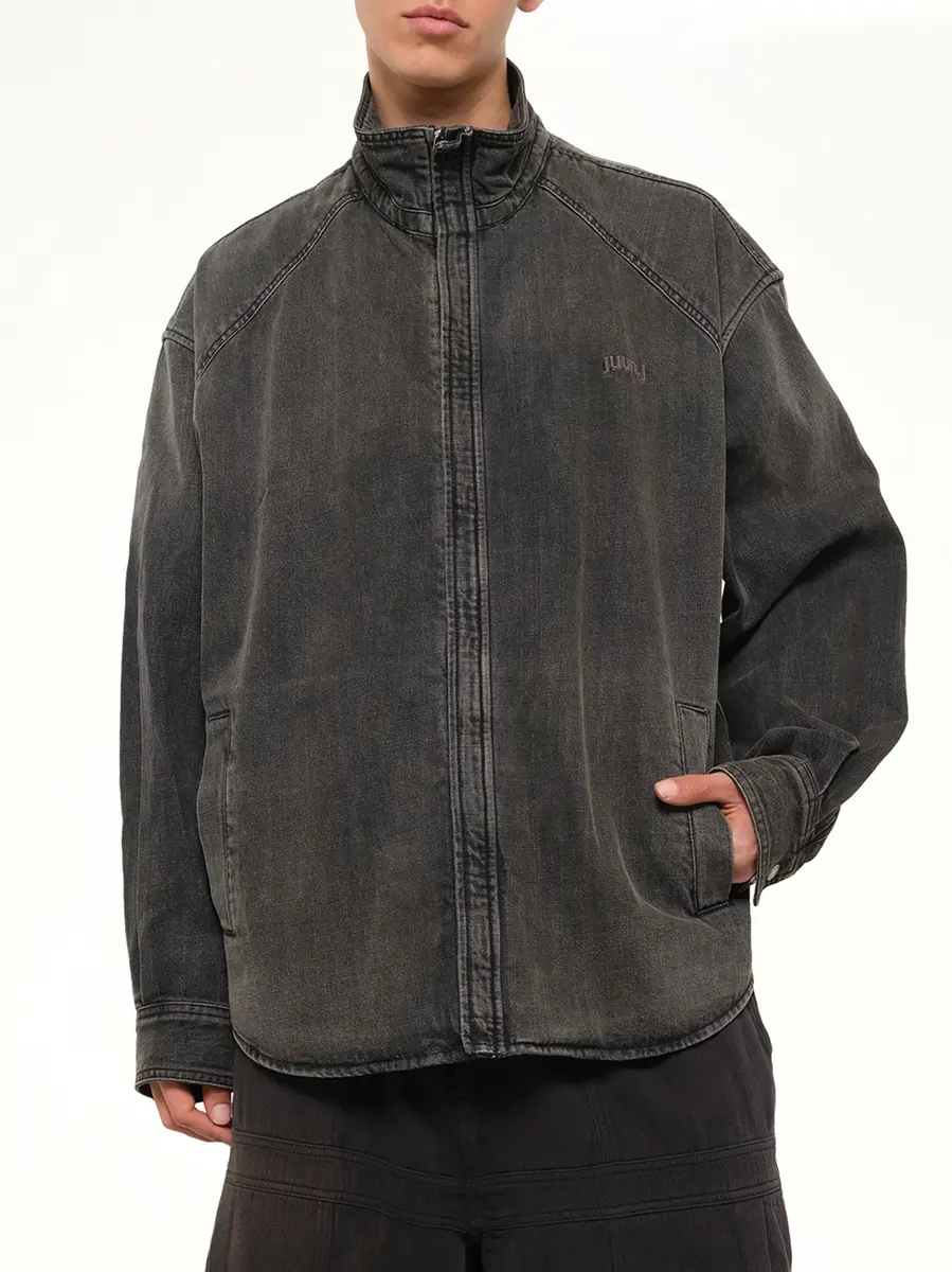 JUUNJ Hoodie Detachable Leather Jumper | Thumbnail 6 JUUNJ Hoodie Detachable Leather Jumper | Thumbnail 6