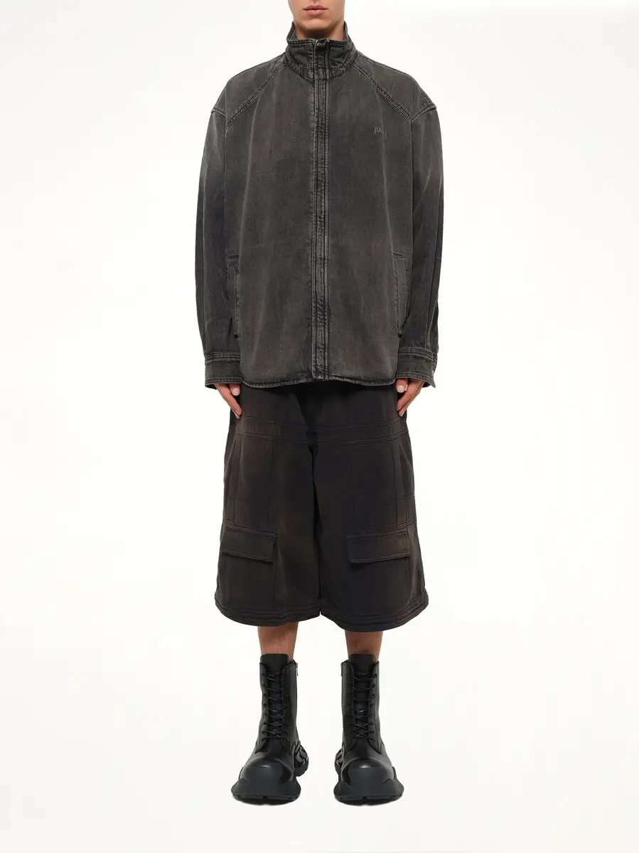JUUNJ Hoodie Detachable Leather Jumper | Thumbnail 7 JUUNJ Hoodie Detachable Leather Jumper | Thumbnail 7