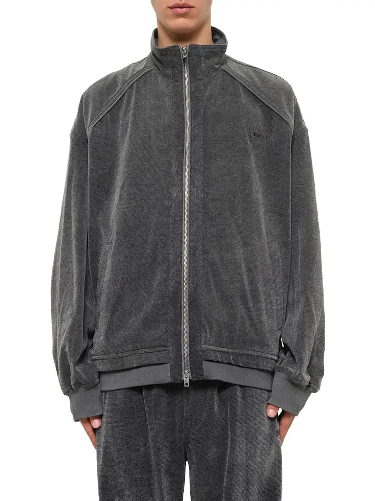 JUUNJ Highneck Denim Zip-up Jacket