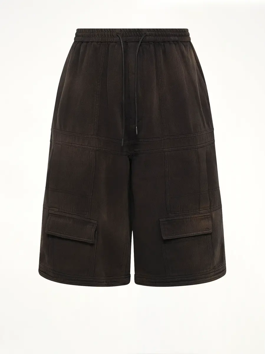JUUNJ Rustic Denim Double‑Pocket Shorts | Thumbnail 2 JUUNJ Rustic Denim Double‑Pocket Shorts | Thumbnail 2