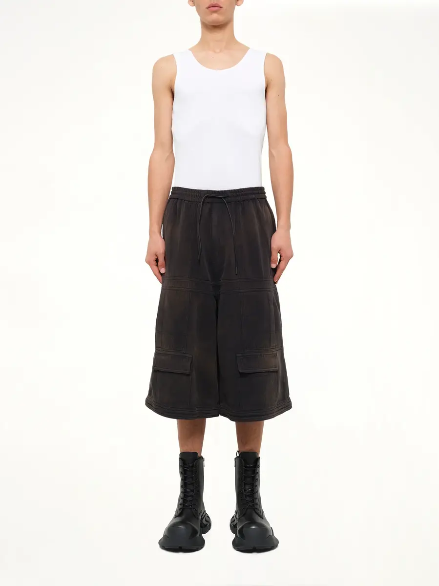 JUUNJ Rustic Denim Double‑Pocket Shorts | Thumbnail 7 JUUNJ Rustic Denim Double‑Pocket Shorts | Thumbnail 7