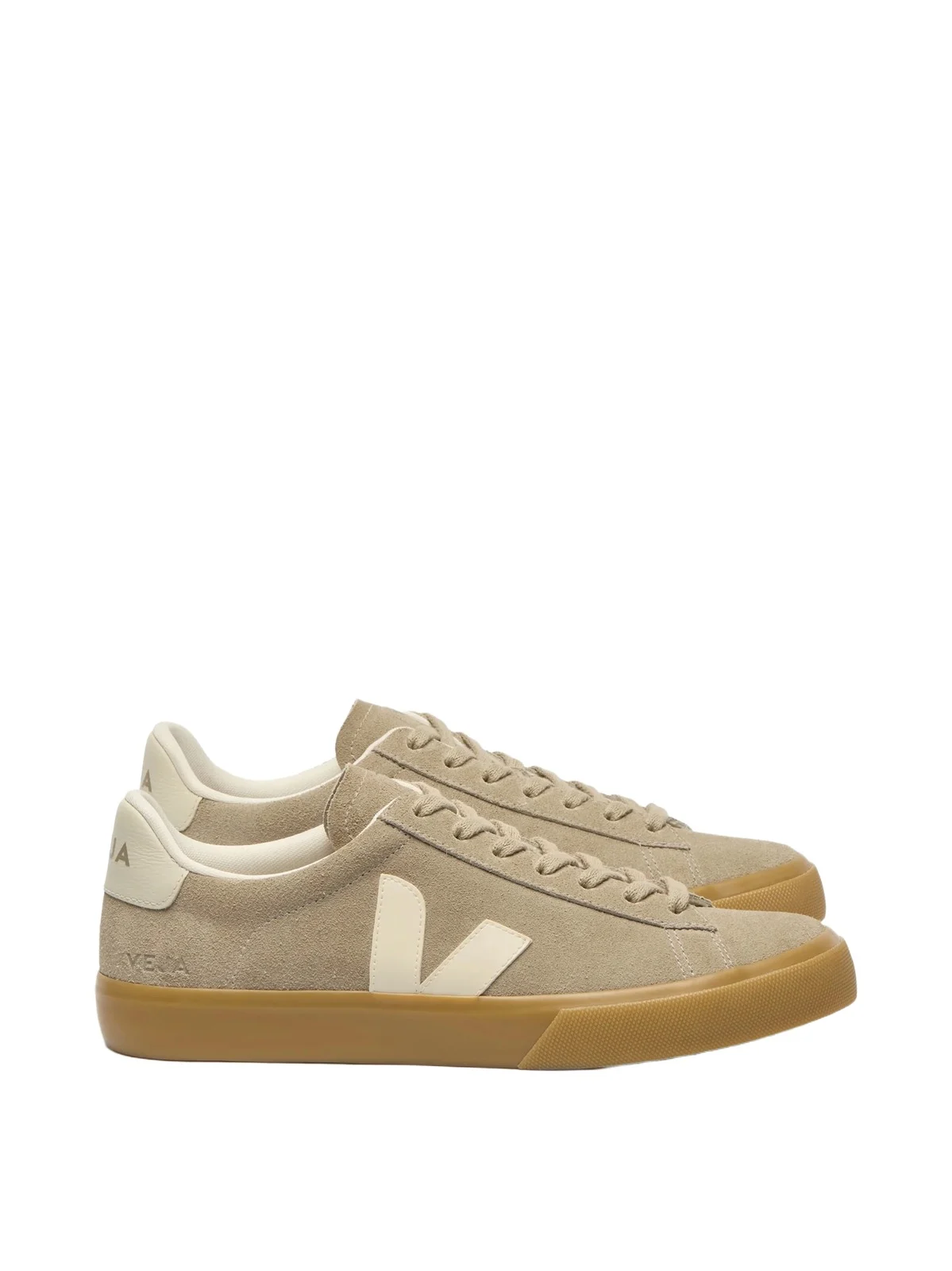 Veja Campo Suede Sneaker in Taupe/natural