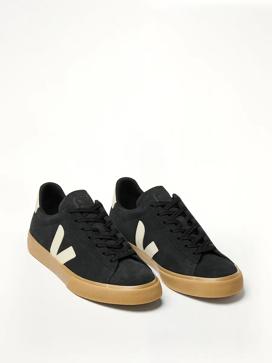 Veja Campo Suede Sneaker in Black/natural | Thumbnail 2 Veja Campo Suede Sneaker in Black/natural | Thumbnail 2